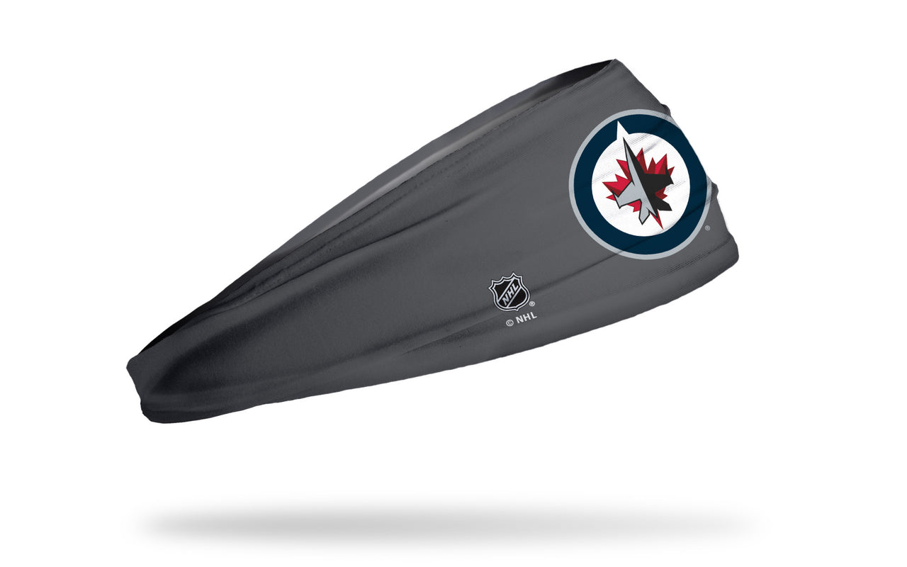 Winnipeg Jets: Logo Gray Headband
