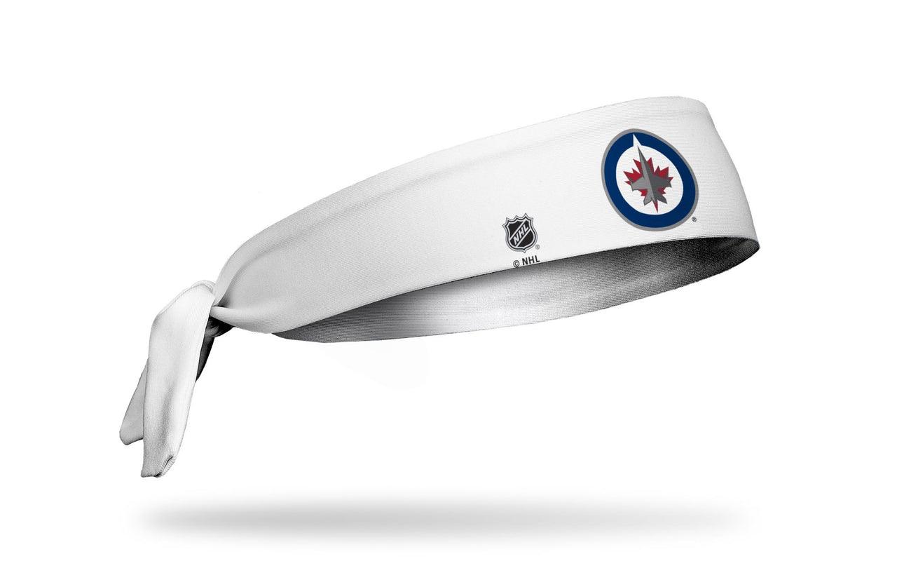 Winnipeg Jets: Logo White Tie Headband