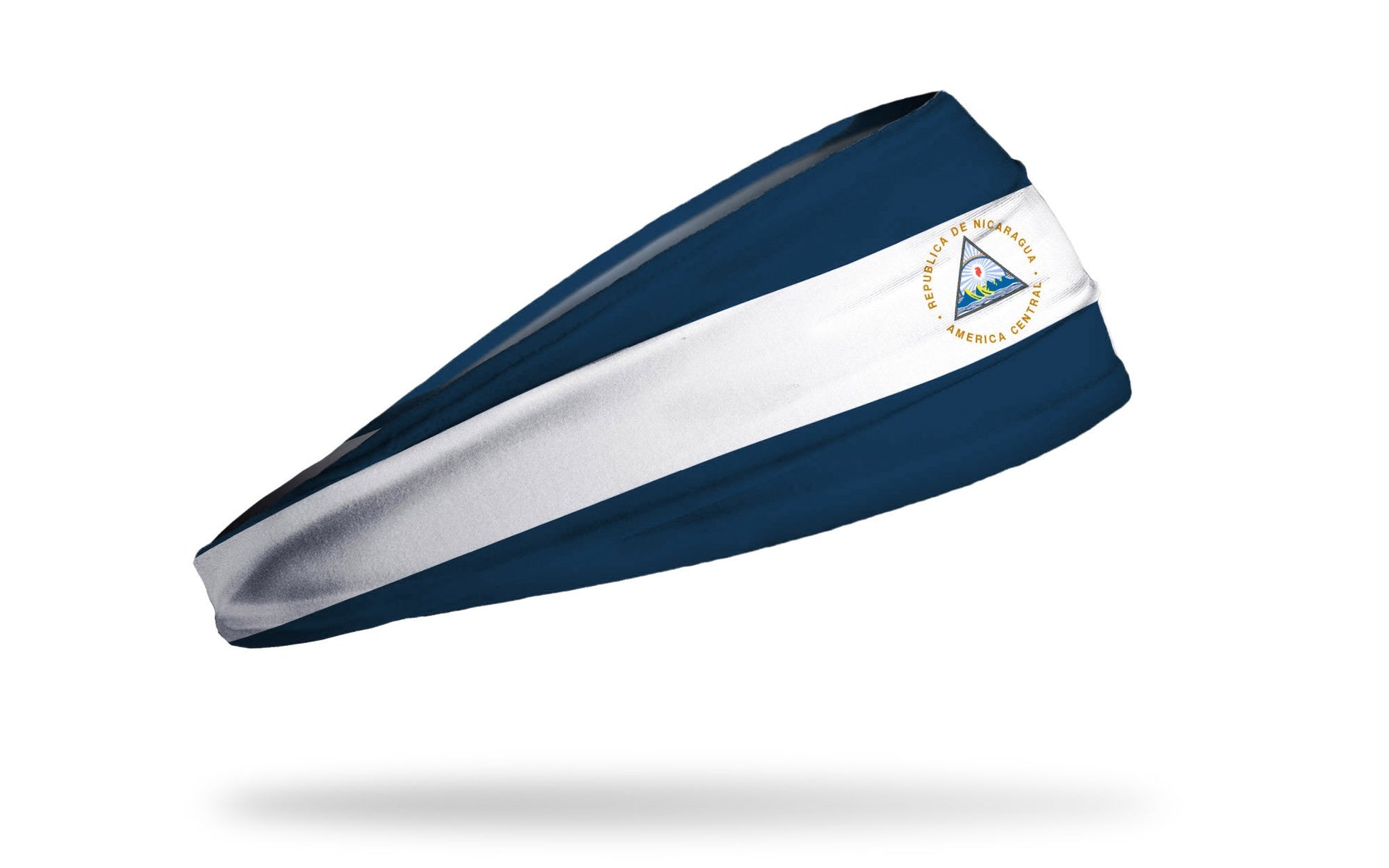 headband with traditional Nicaragua flag design