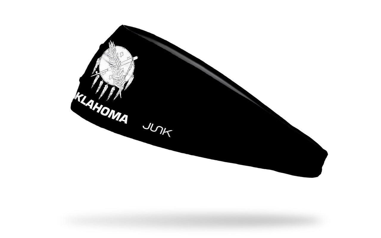 Oklahoma Monochrome Flag Headband