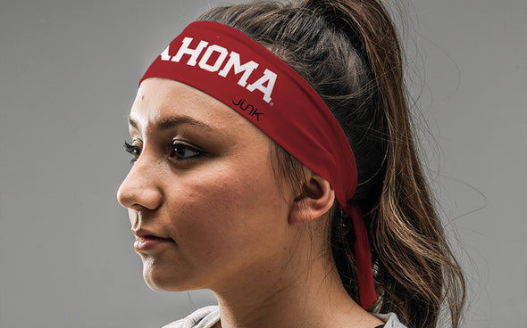 University of Oklahoma: Oklahoma Red Tie Headband