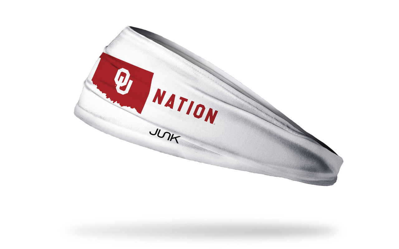 University of Oklahoma: Sooner Nation White Headband