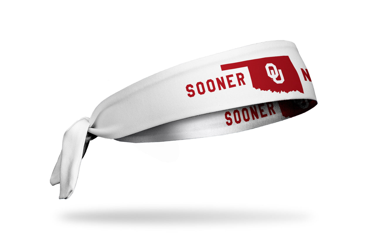 University of Oklahoma: Sooner Nation White Tie Headband