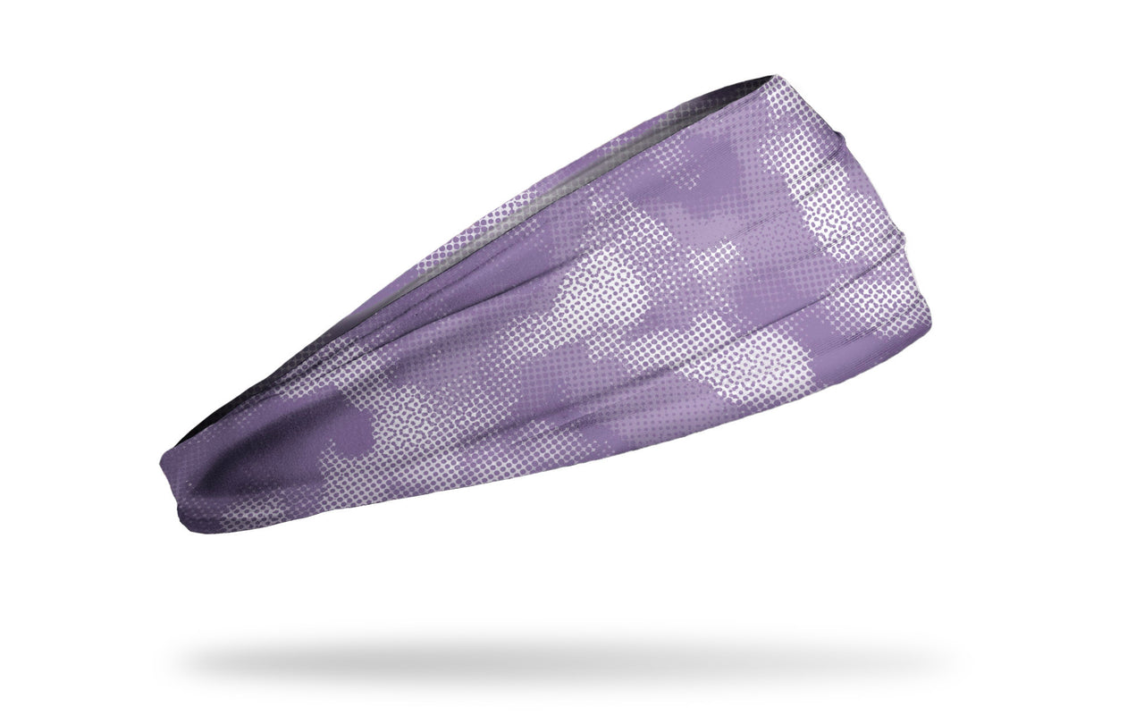 purple grey cloud camo headband