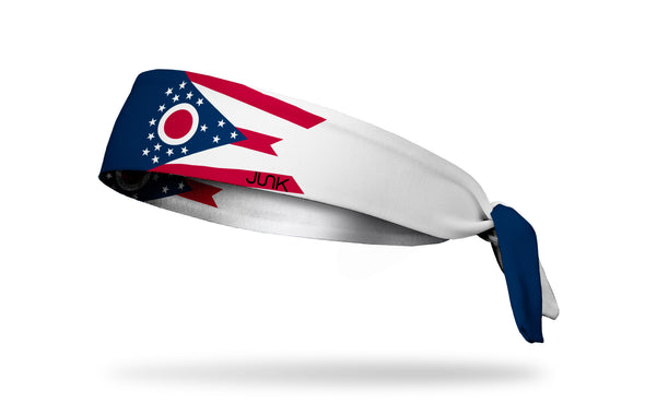 Ohio Flag Tie Headband