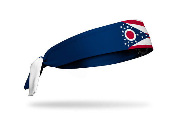 Ohio Flag Tie Headband