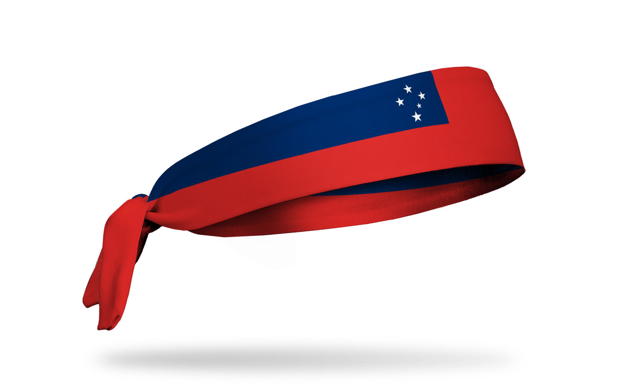 Samoa Flag Tie Headband
