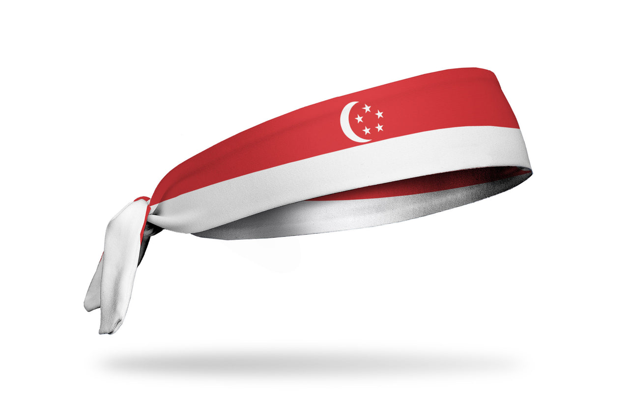 Singapore Flag Tie Headband