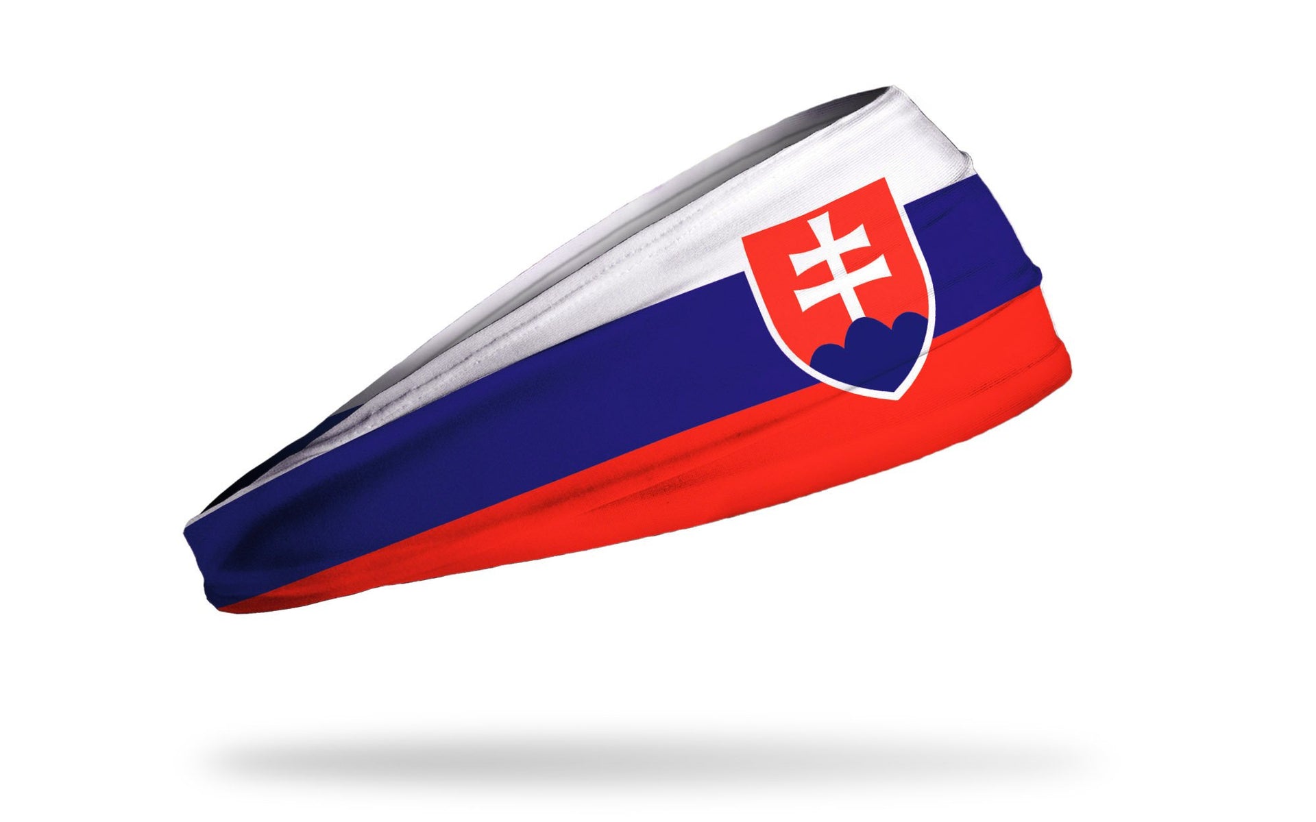 headband with traditional Slovakia flag design