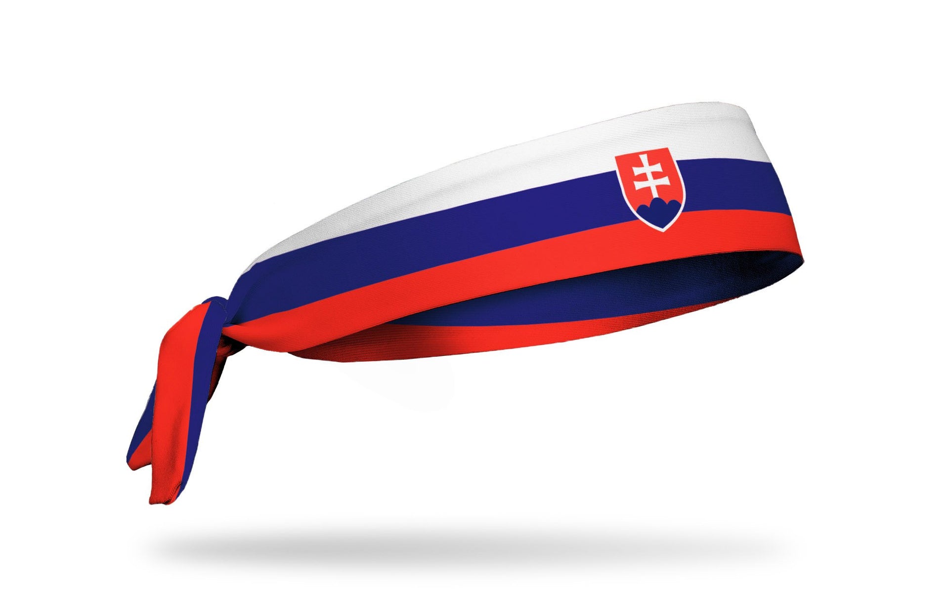 headband with traditional Slovakia flag design