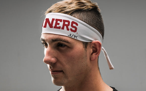 University of Oklahoma: Sooners White Tie Headband