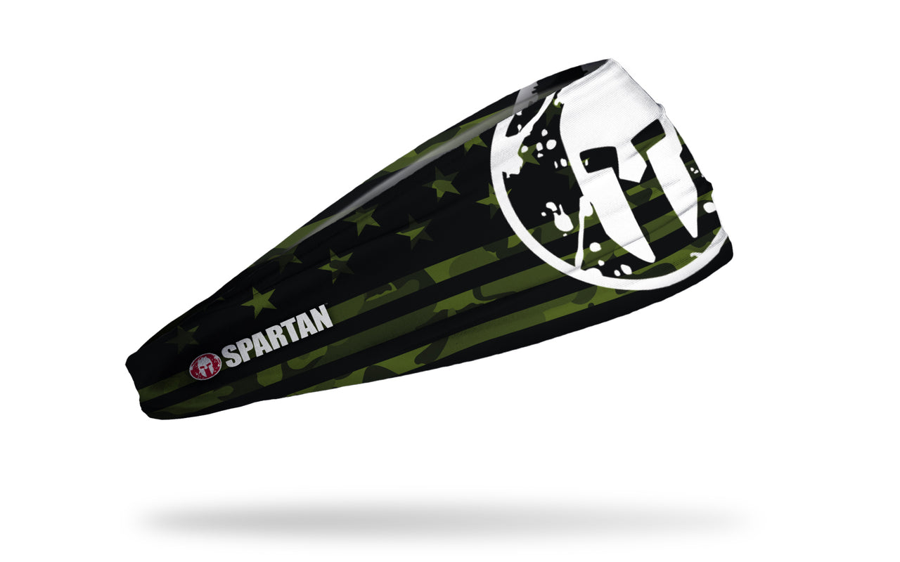 Spartan: OD Camo Flag Headband