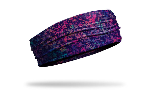 purple pink paint watercolor headband