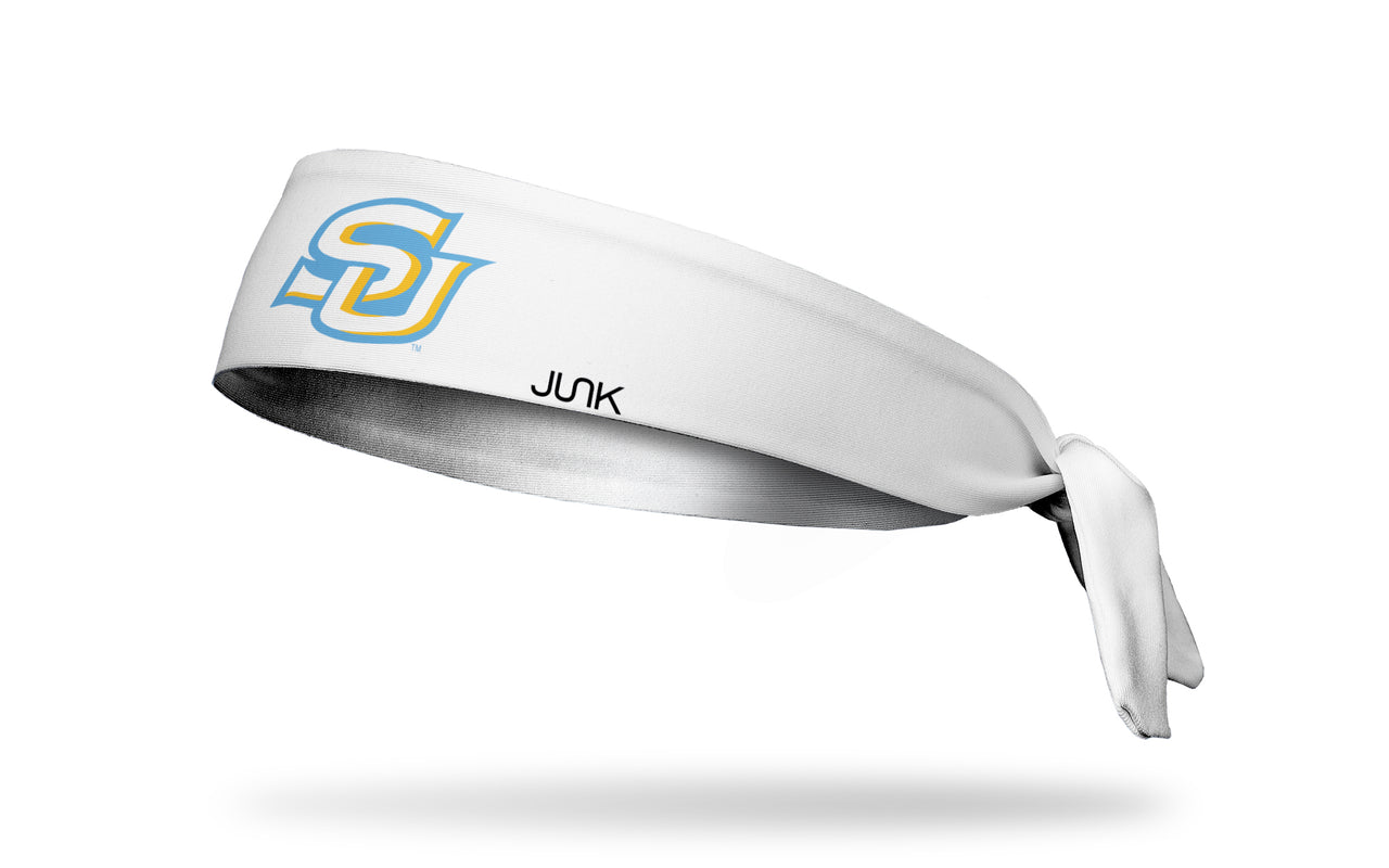 Southern University: Primary White Logo Tie Headband