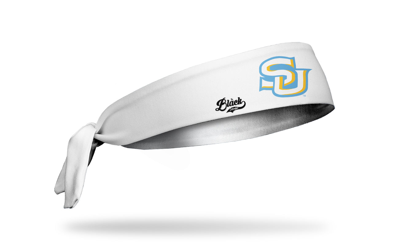 Southern University: Primary White Logo Tie Headband