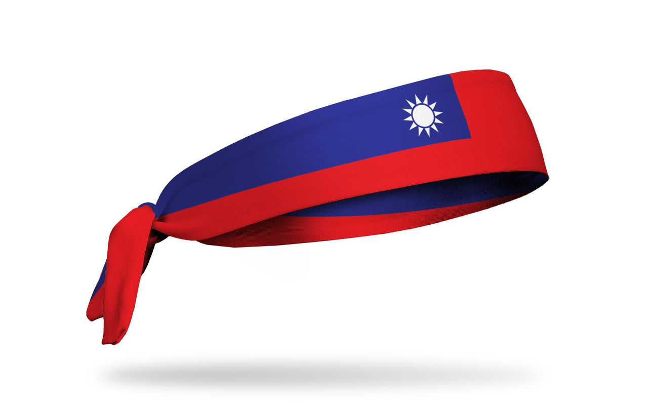 Taiwan Flag Tie Headband