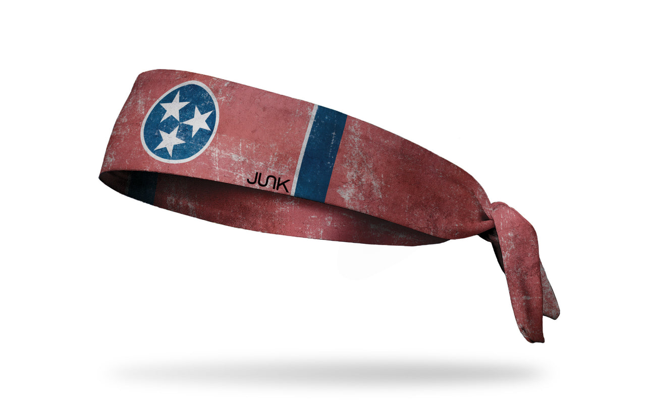 Tennessee Flag - Grunge Tie Headband