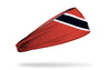 headband with traditional Trinidad and Tobago flag design
