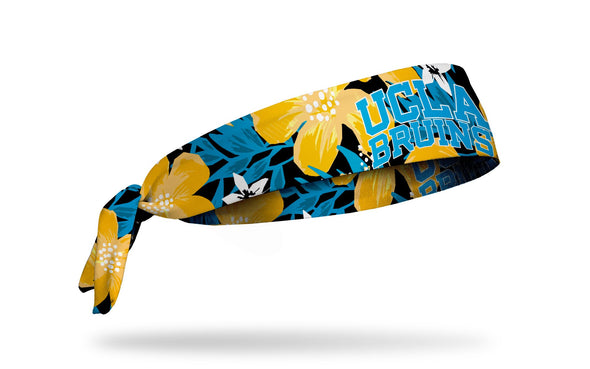 UCLA: Bruins Floral Tie Headband
