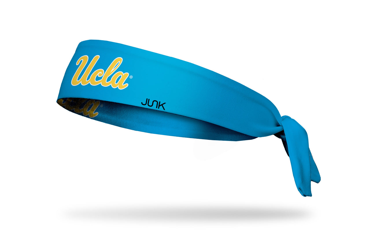 UCLA: Wordmark Blue Tie Headband