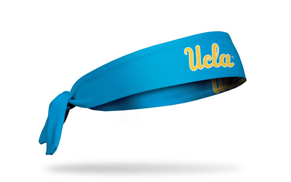 UCLA: Wordmark Blue Tie Headband