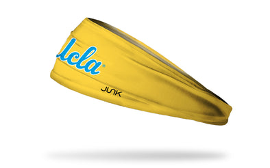 UCLA: Wordmark Gold Headband