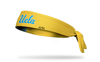 UCLA: Wordmark Gold Tie Headband