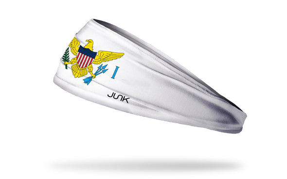 headband with traditional US Virgin Islands flag design