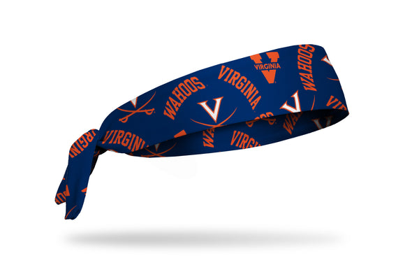 University of Virginia: Overload Navy Tie Headband