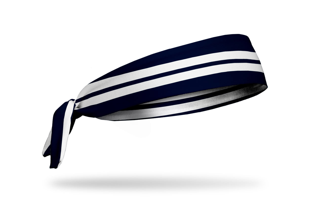 Varsity Stripe (Navy) Tie Headband