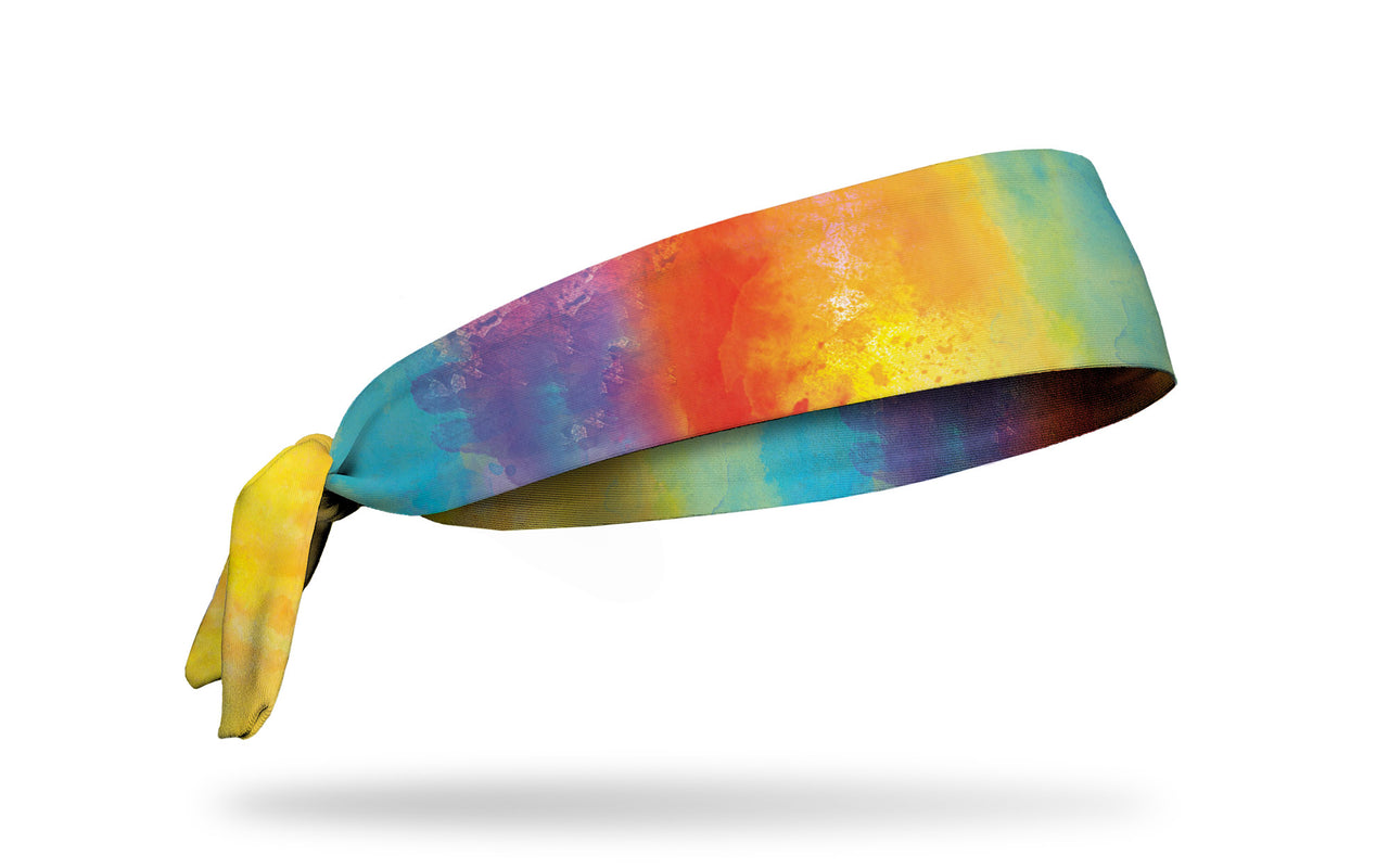 Washed Out Rainbow Tie Headband