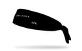 black headband with wordmark logo from Friends tv show