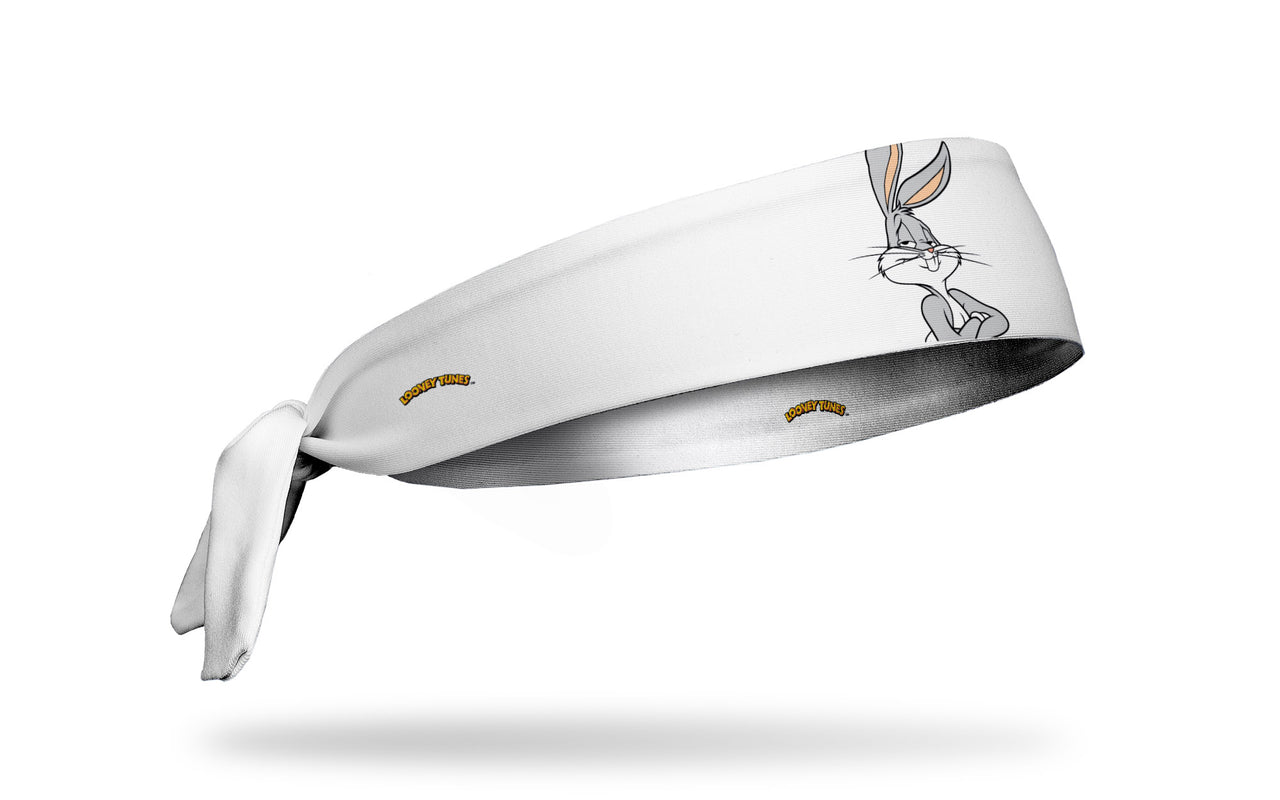 white headband with Looney Tunes Bugs bunny in full color