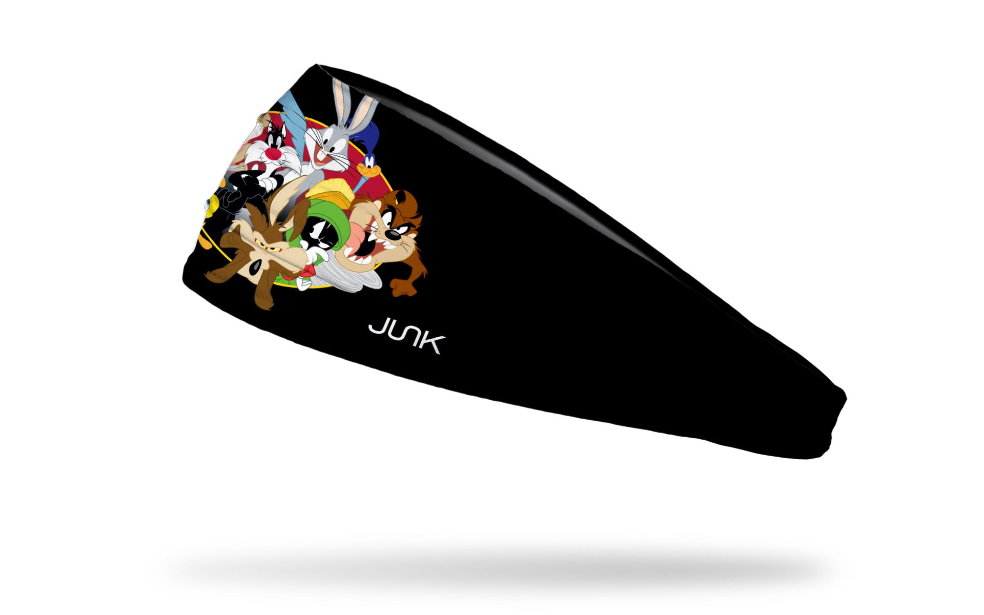 black headband with main characters of Looney Tunes cartoons in full color