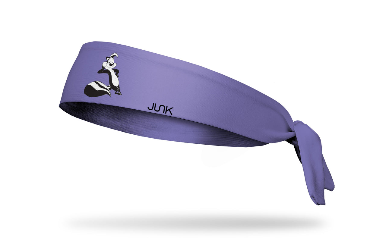 light purple headband with Looney Tunes Pepe Le Pew in full color