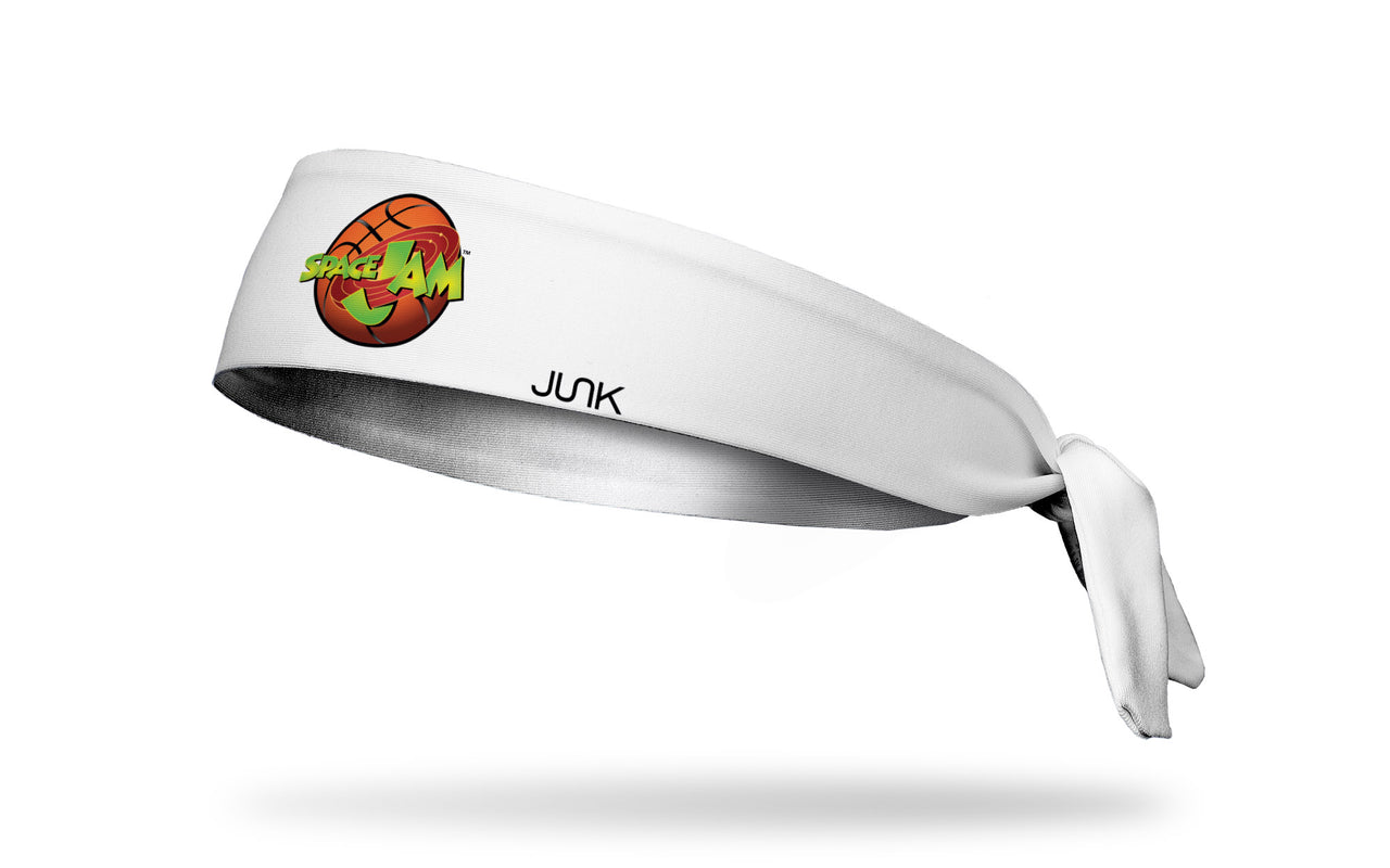 white headband with Space Jam logo in full color