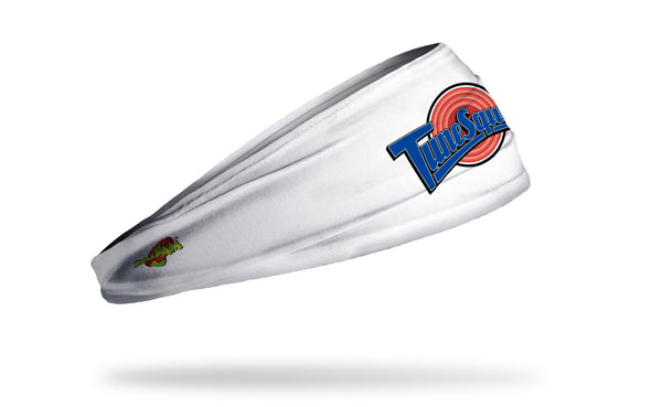 white headband with Space Jam Tune Squad logo in full color