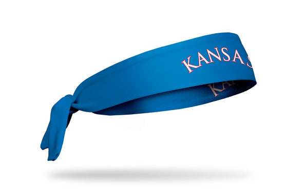 University of Kansas: Wordmark Royal Tie Headband