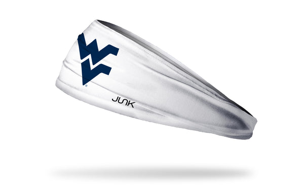 West Virginia University: Logo White Headband