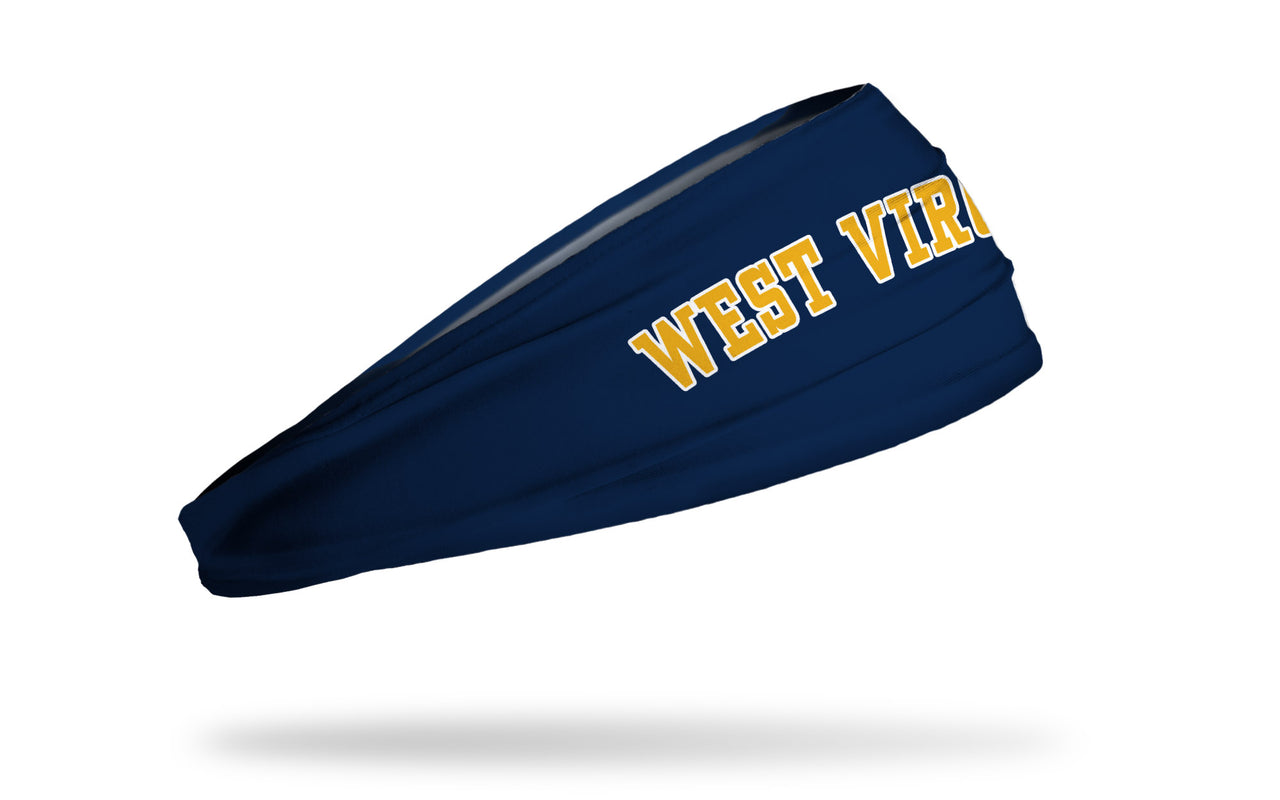 West Virginia University: Wordmark Navy Headband