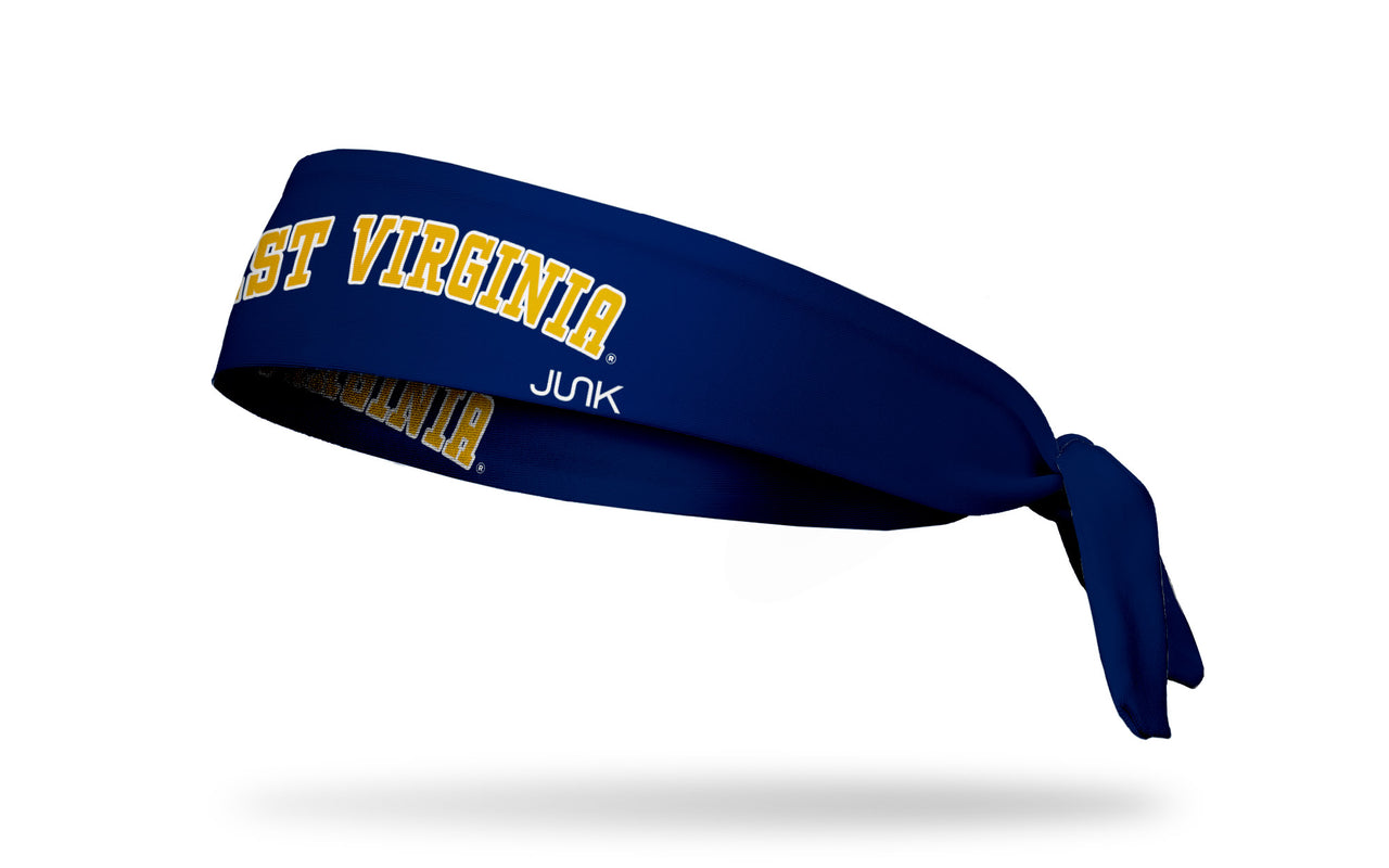West Virginia University: Wordmark Navy Tie Headband