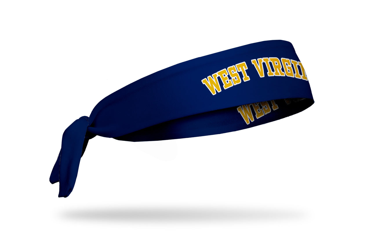 West Virginia University: Wordmark Navy Tie Headband