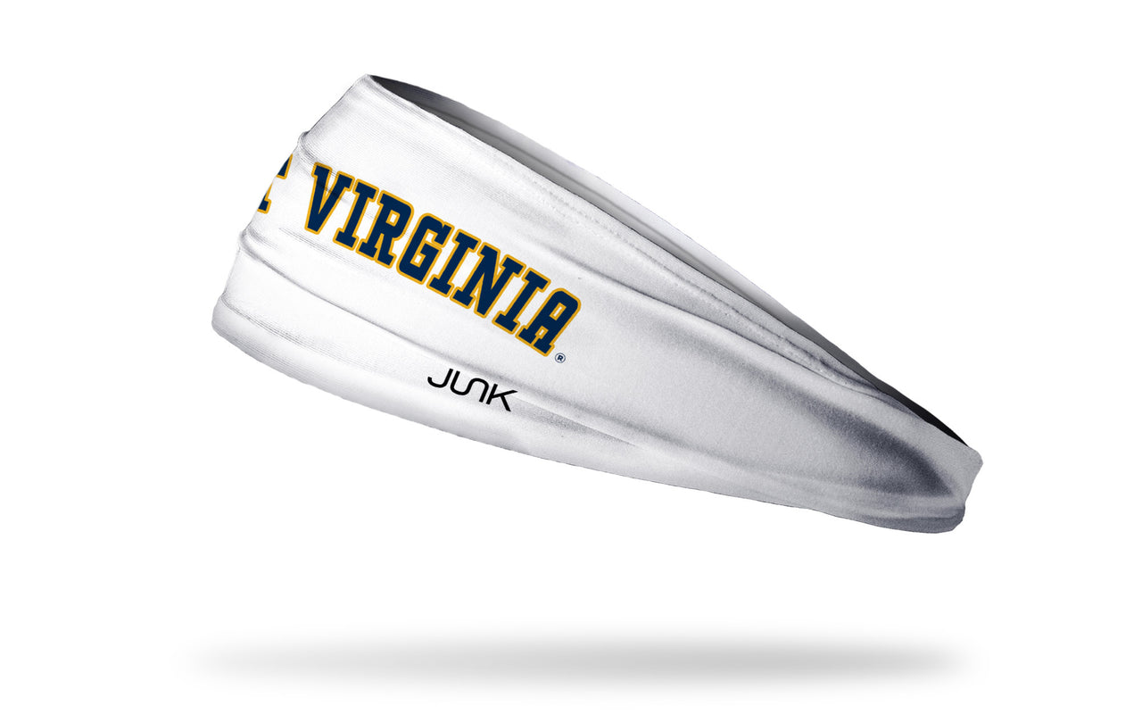 West Virginia University: Wordmark White Headband