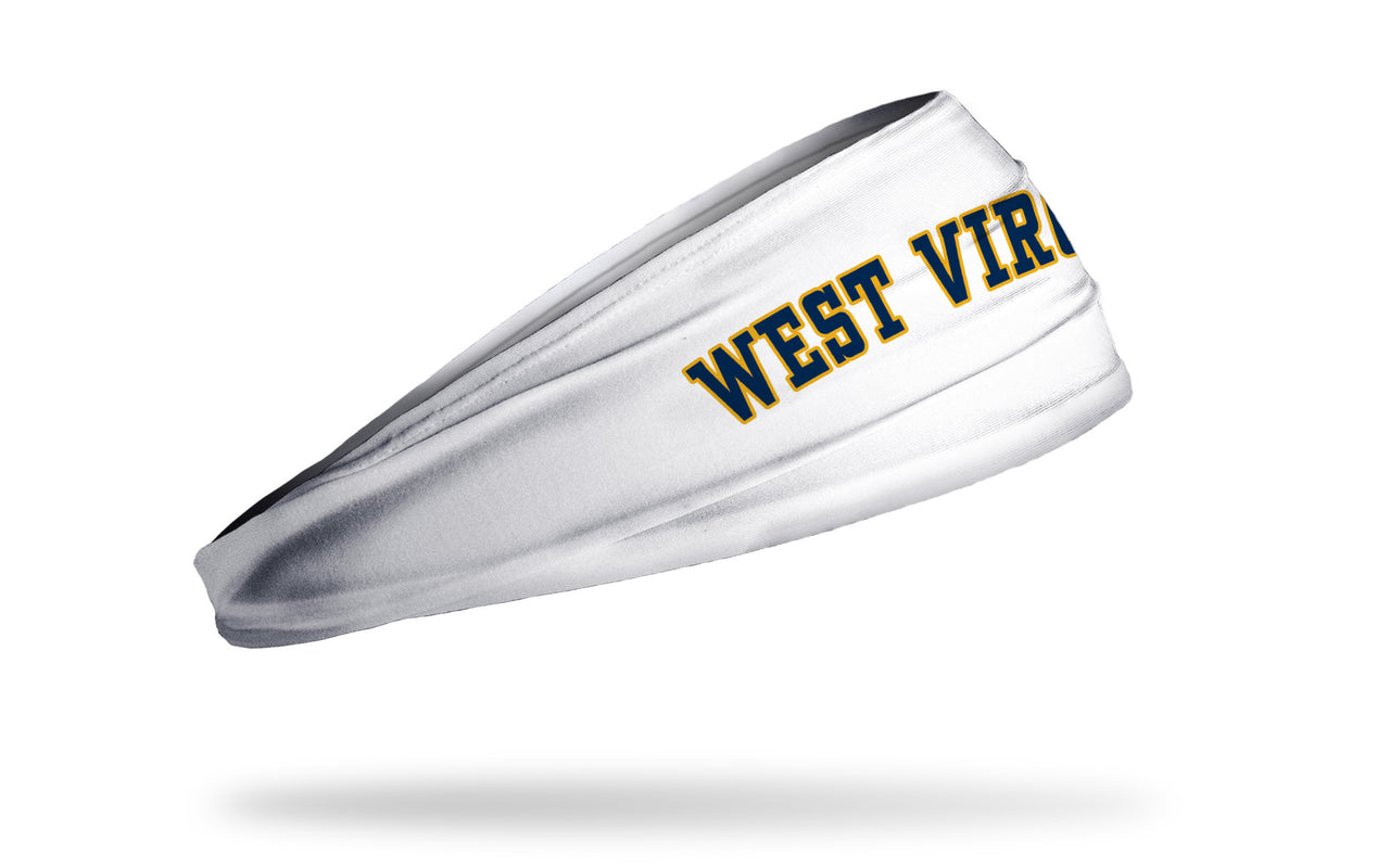 West Virginia University: Wordmark White Headband