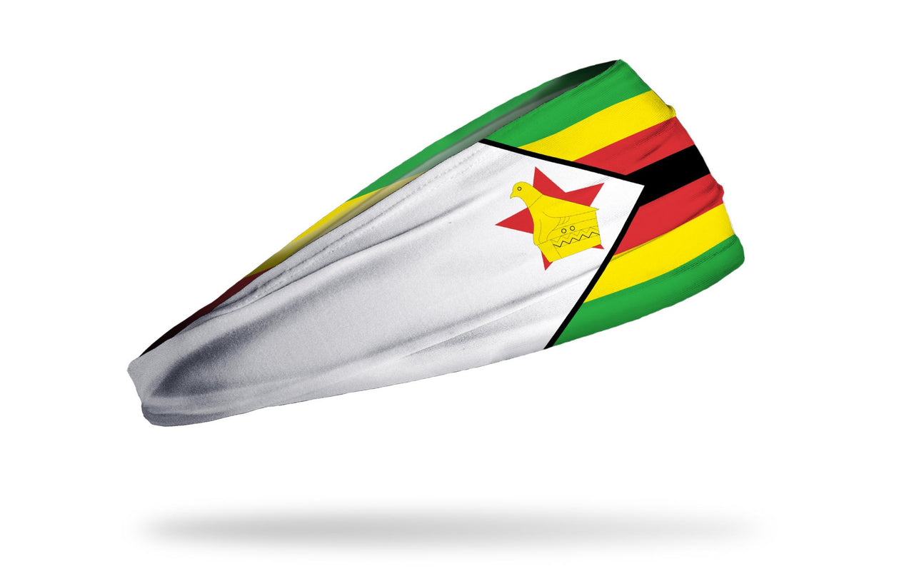 headband with traditional Zimbabwe flag design
